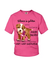 Bulldog Silence is very suspicious Gift for you Youth T-Shirt tile