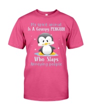 Penguin annoying people penguin lover Premium Fit Mens Tee tile
