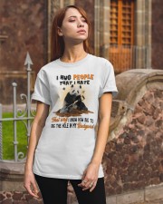 Panda I hug people that I hate Gift for you Classic T-Shirt apparel-classic-tshirt-lifestyle-06