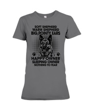 German Shepherd Nothing to fear Gift for you Premium Fit Ladies Tee tile