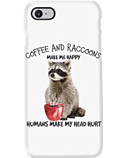 Raccoons And Coffee make me happy Gift for you Phone Case tile