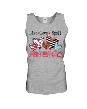 Grandma live love spoil Unisex Tank tile