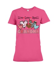 Grandma live love spoil Premium Fit Ladies Tee tile