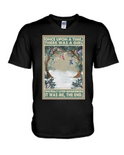Hummingbird it was me bird lovers V-Neck T-Shirt tile