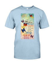 Butterfly always at my side insects bugs lover Classic T-Shirt tile