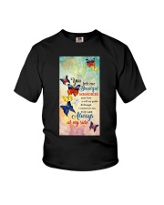 Butterfly always at my side insects bugs lover Youth T-Shirt tile