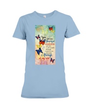 Butterfly always at my side insects bugs lover Premium Fit Ladies Tee tile