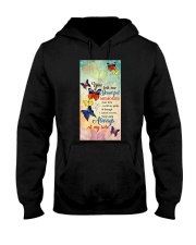 Butterfly always at my side insects bugs lover Hooded Sweatshirt tile