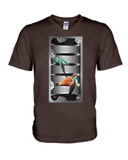 Turtle cool and cute gift for turtle lover V-Neck T-Shirt tile