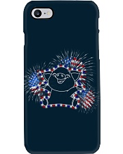 Pig flag fireworks pig lovers Phone Case tile