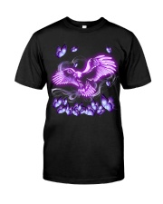 Eagle magical purple eagle lovers bird lovers Classic T-Shirt front