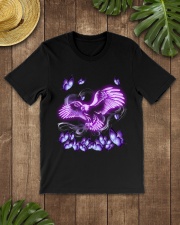 Eagle magical purple eagle lovers bird lovers Classic T-Shirt lifestyle-mens-crewneck-front-18