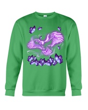 Eagle magical purple eagle lovers bird lovers Crewneck Sweatshirt tile