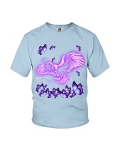Eagle magical purple eagle lovers bird lovers Youth T-Shirt tile