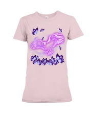 Eagle magical purple eagle lovers bird lovers Premium Fit Ladies Tee tile