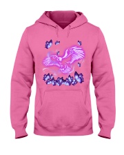 Eagle magical purple eagle lovers bird lovers Hooded Sweatshirt tile