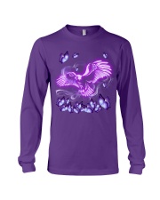 Eagle magical purple eagle lovers bird lovers Long Sleeve Tee tile