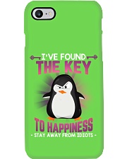 Penguin stay away idiots penguin lovers Phone Case tile