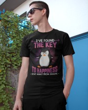 Penguin stay away idiots penguin lovers Classic T-Shirt apparel-classic-tshirt-lifestyle-17
