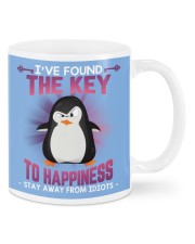 Penguin stay away idiots penguin lovers Mugs tile