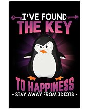 Penguin stay away idiots penguin lovers Vertical Poster tile