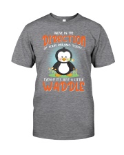 Penguin move in the direction penguin lover Classic T-Shirt front