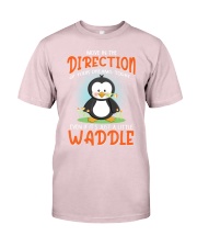Penguin move in the direction penguin lover Premium Fit Mens Tee tile