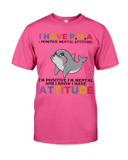 Dolphin i have attitude dolphin lovers Classic T-Shirt tile