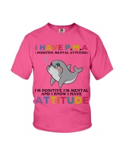 Dolphin i have attitude dolphin lovers Youth T-Shirt tile