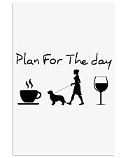 Golden retriever plan for the day dog mom Vertical Poster tile