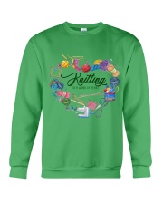 Knitting Work of heart Gift for you Crewneck Sweatshirt tile