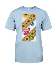Butterfly Lovely sunflowers Gift for you Classic T-Shirt tile