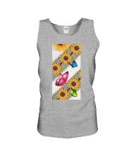 Butterfly Lovely sunflowers Gift for you Unisex Tank tile