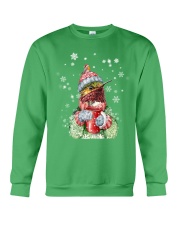 Hummingbird warm winter christmas bird lover Crewneck Sweatshirt tile