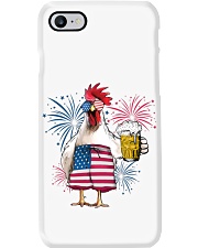 Chicken america cheer Phone Case tile