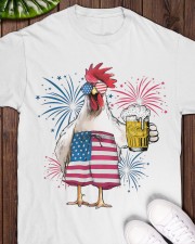 Chicken america cheer Classic T-Shirt apparel-classic-tshirt-lifestyle-front-160