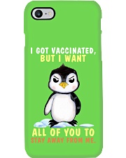 Penguin stay away penguin lovers Phone Case tile