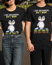 Penguin stay away penguin lovers Classic T-Shirt apparel-classic-tshirt-lifestyle-front-146