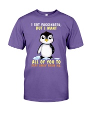 Penguin stay away penguin lovers Premium Fit Mens Tee tile