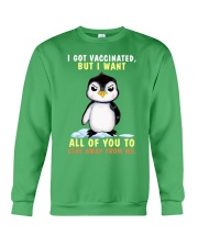 Penguin stay away penguin lovers Crewneck Sweatshirt tile