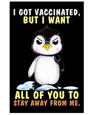 Penguin stay away penguin lovers Vertical Poster tile