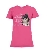 Chihuahua loved with your heart Premium Fit Ladies Tee tile