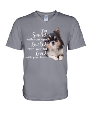 Chihuahua loved with your heart V-Neck T-Shirt tile