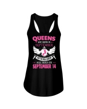 Real Queens Are Born On September 14 Ladies Flowy Tank thumbnail