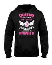 Real Queens Are Born On September 14 Hooded Sweatshirt thumbnail