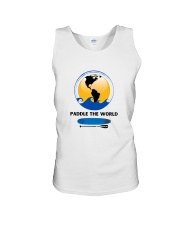 Paddleboard Paddle the World graphic t-shirt Unisex Tank thumbnail