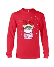 Cute Cat Christmas Long Sleeve Tee thumbnail