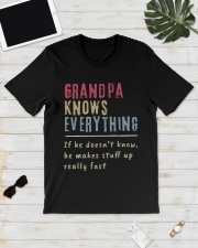 Grandpa Knows Everything N Classic T-Shirt lifestyle-mens-crewneck-front-17