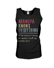 Grandpa Knows Everything N Unisex Tank tile