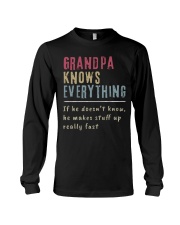 Grandpa Knows Everything N Long Sleeve Tee tile